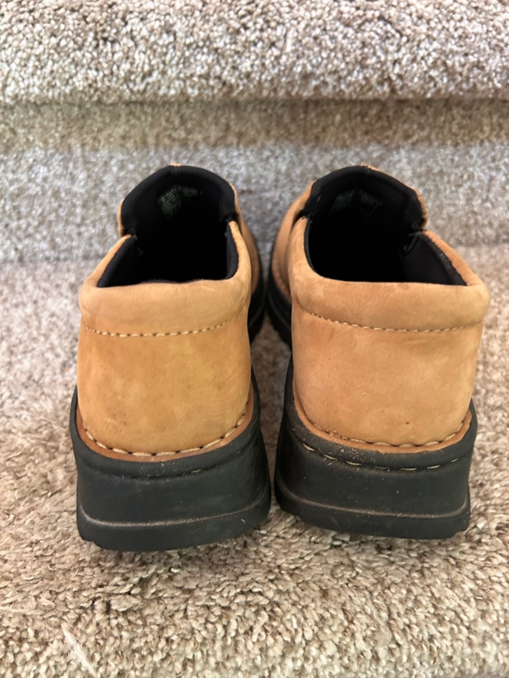 Skechers Relaxed Fit Desert Comfort Suede Square Toe Slip On. Chunky. Platform. - Picture 3 of 8